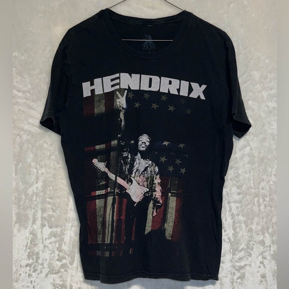 Jimi Hendrix Black Graphic T-Shirt